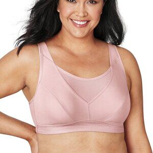 #1129 Playtex Women's Secrets Bounce Control Wireless Bra- Pink Pirou